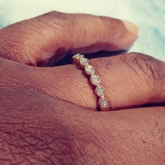 Zales Jewelry - Real 10kt Gold Diamonds Ring Band